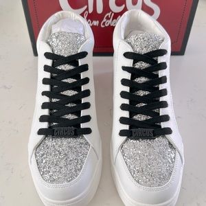 Sam Edelman Circus Deszi White Sneakers Size 7